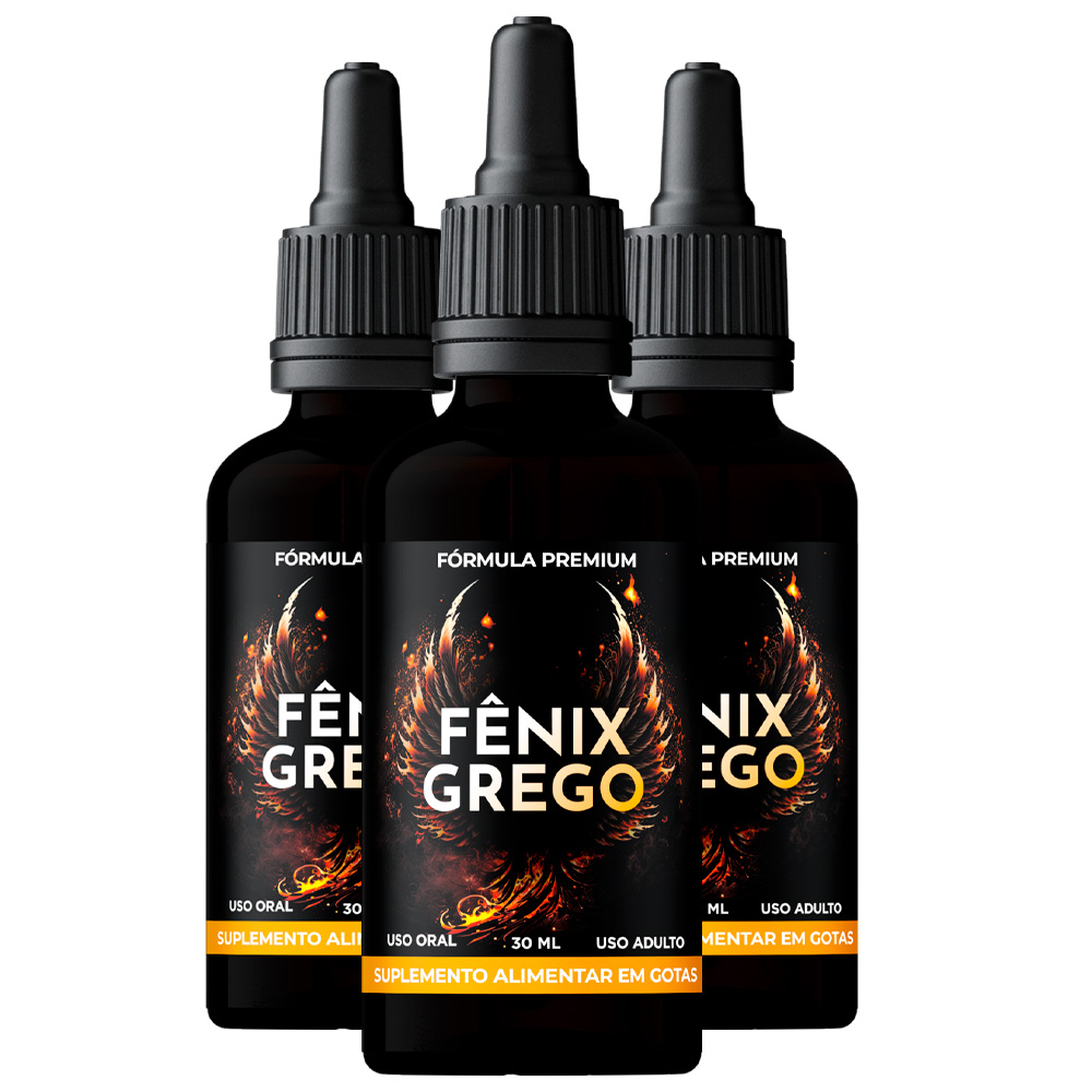 3 frascos Fênix Grego