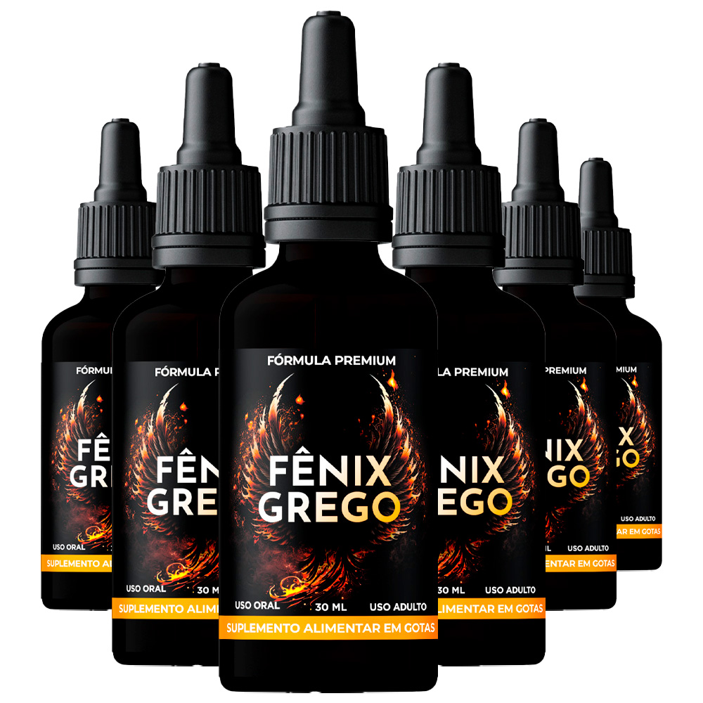 6 frascos Fênix Grego